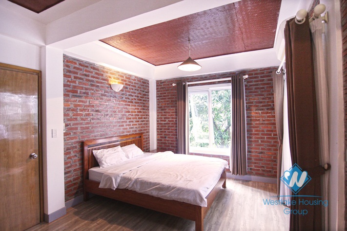 One bedroom serviced apartment for rent in Tay Ho street